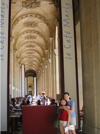 Le Cafe Marly at the Louvre