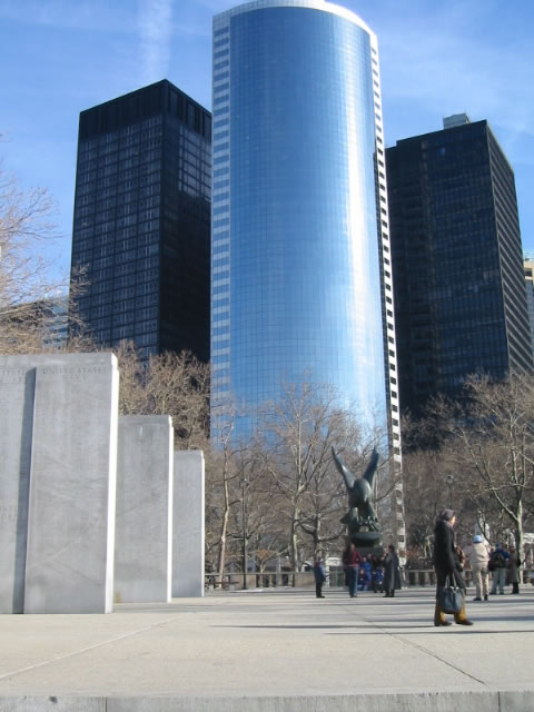 Buildings and War memorial